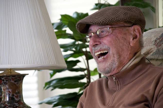 Long-time Las Vegas resident, Emilio Muscelli, sits in his home at the Las Vegas Country Club Estates, Monday Jan. 9, 2012. Emilio worked as Vegas' most beloved maitre'd of the Hilton, and the International before that, and befriended many important people in the "who's who" of Vegas, Hollywood, and the world.